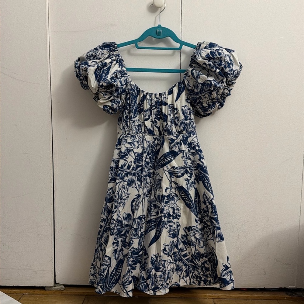 Abercrombie & Fitch Emerson puff sleeve mini dress